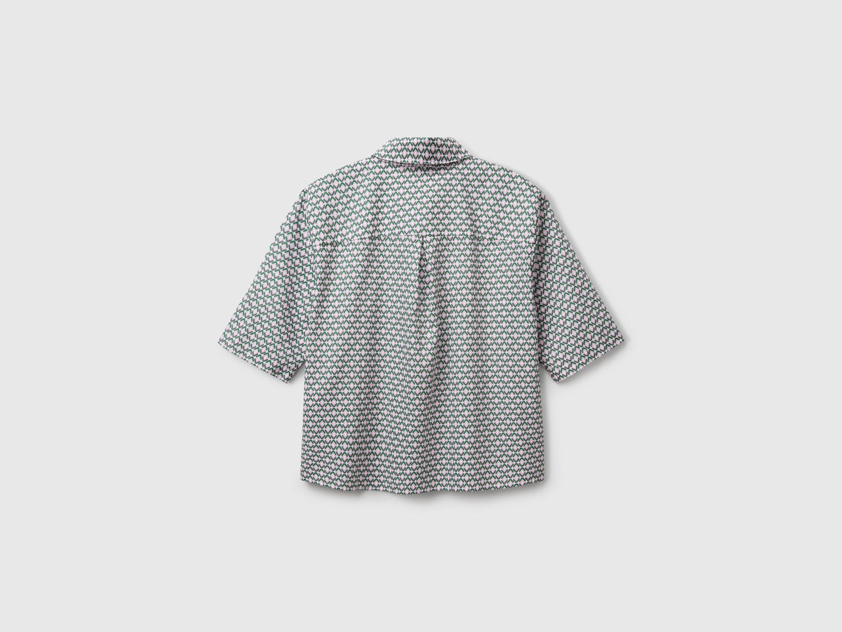 Camicia fantasia in cotone leggero