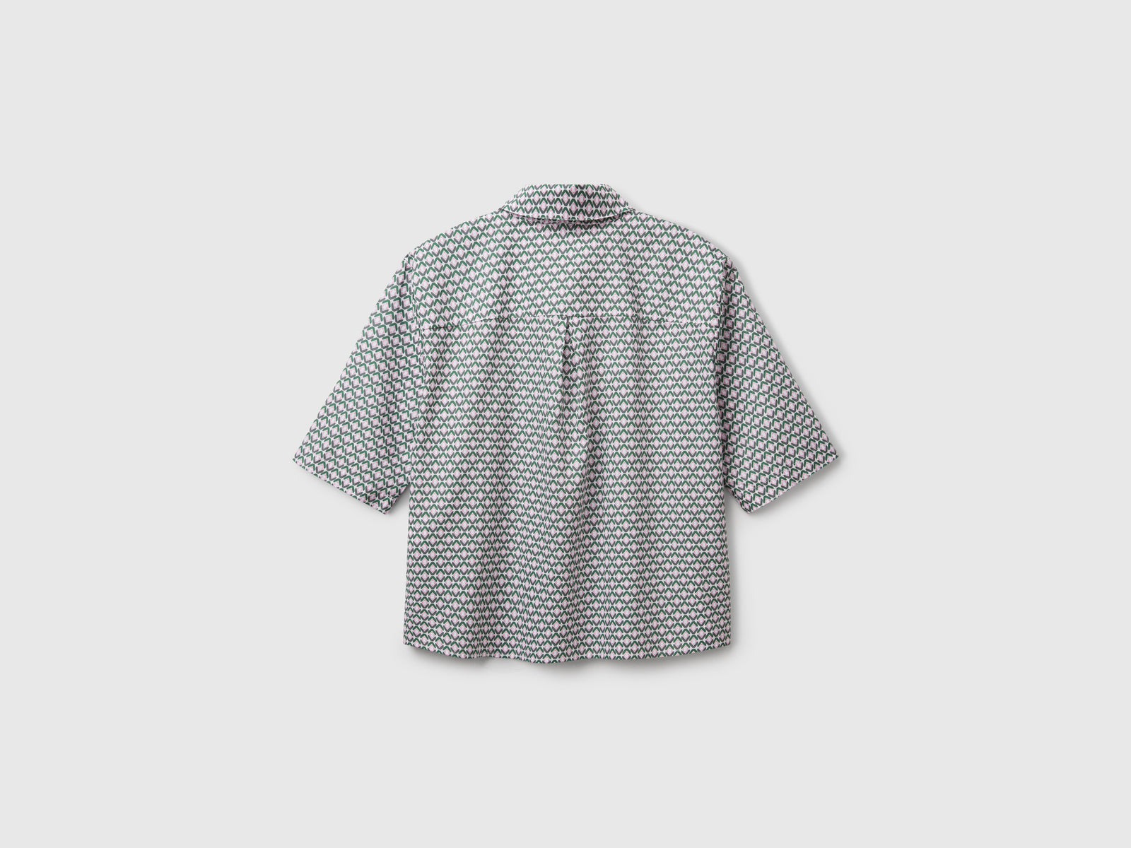 Camicia fantasia in cotone leggero da donna multi-color 2 | Benetton Outlet