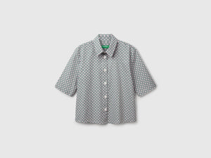 Camicia fantasia in cotone leggero