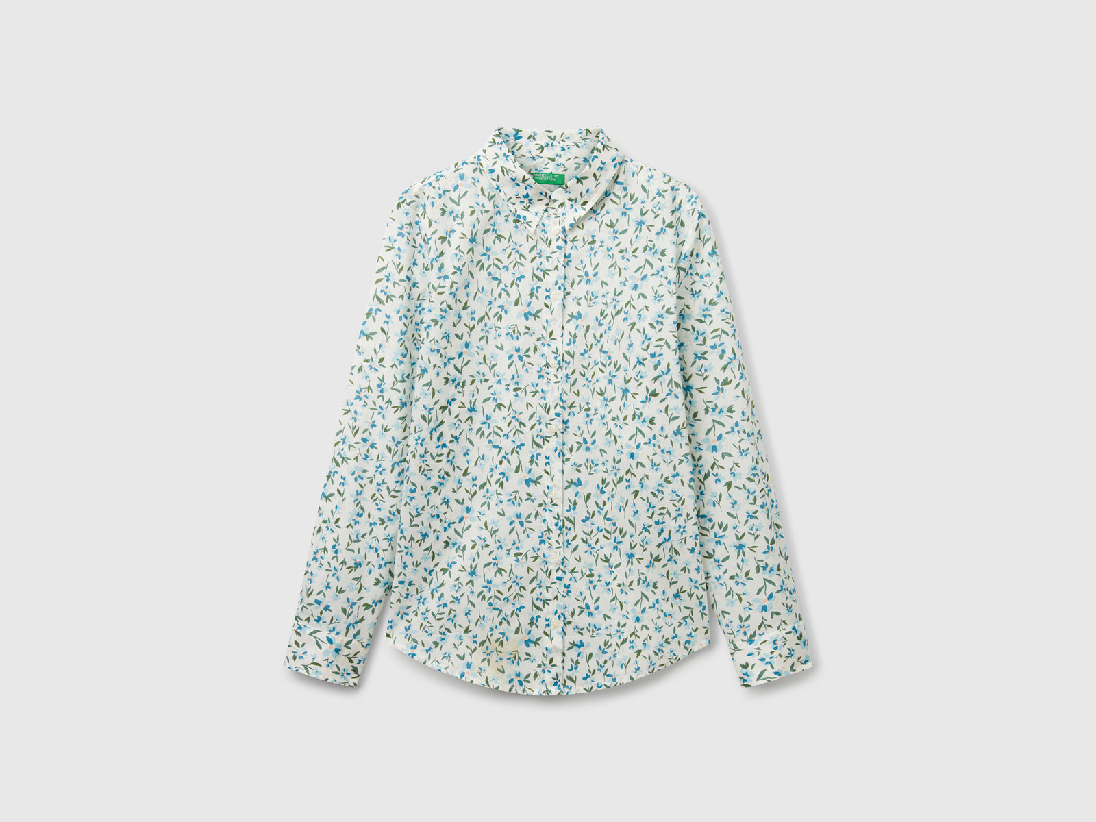 Camicia a fiori da donna multi-color | Benetton Outlet