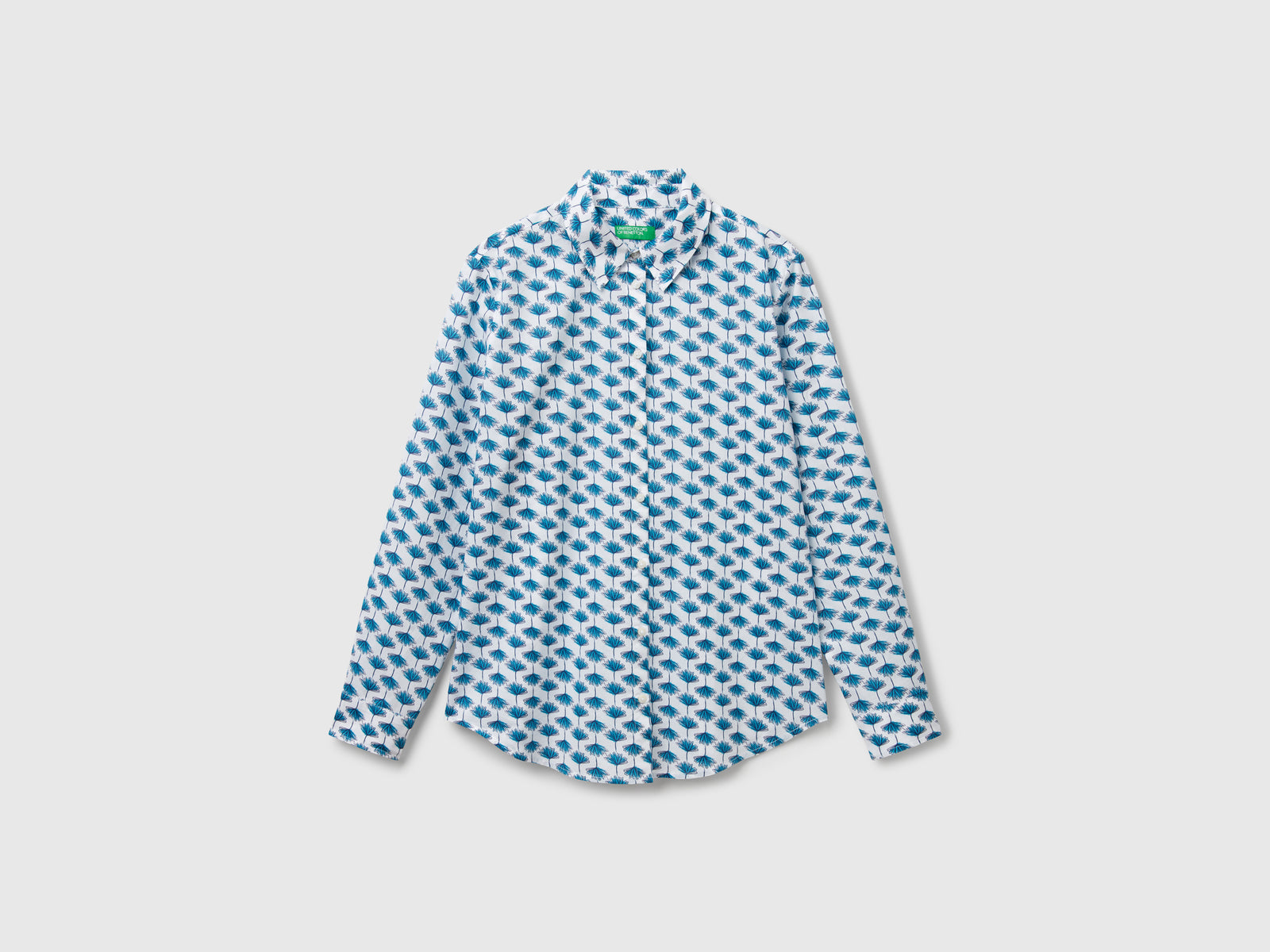 Camicia scuro fantasia da donna multi-color | Benetton Outlet