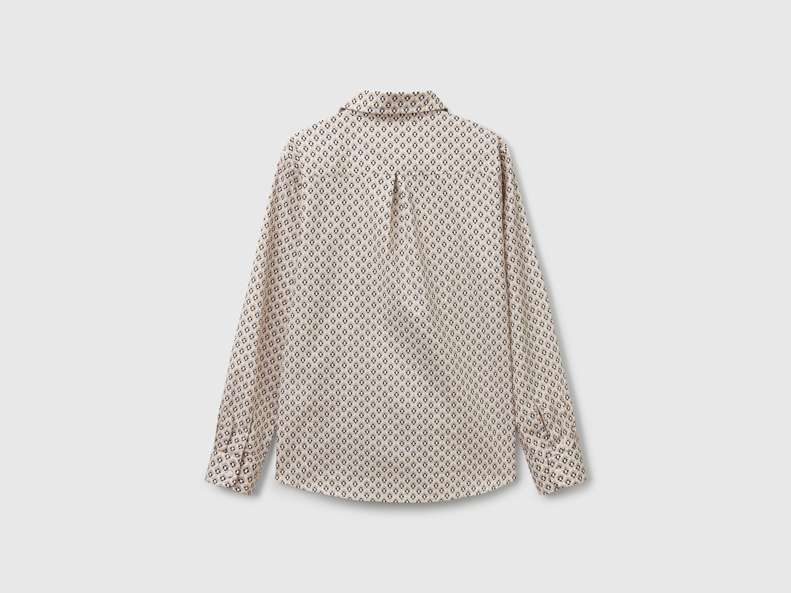Camicia fantasia da donna beige 2 | Benetton Outlet