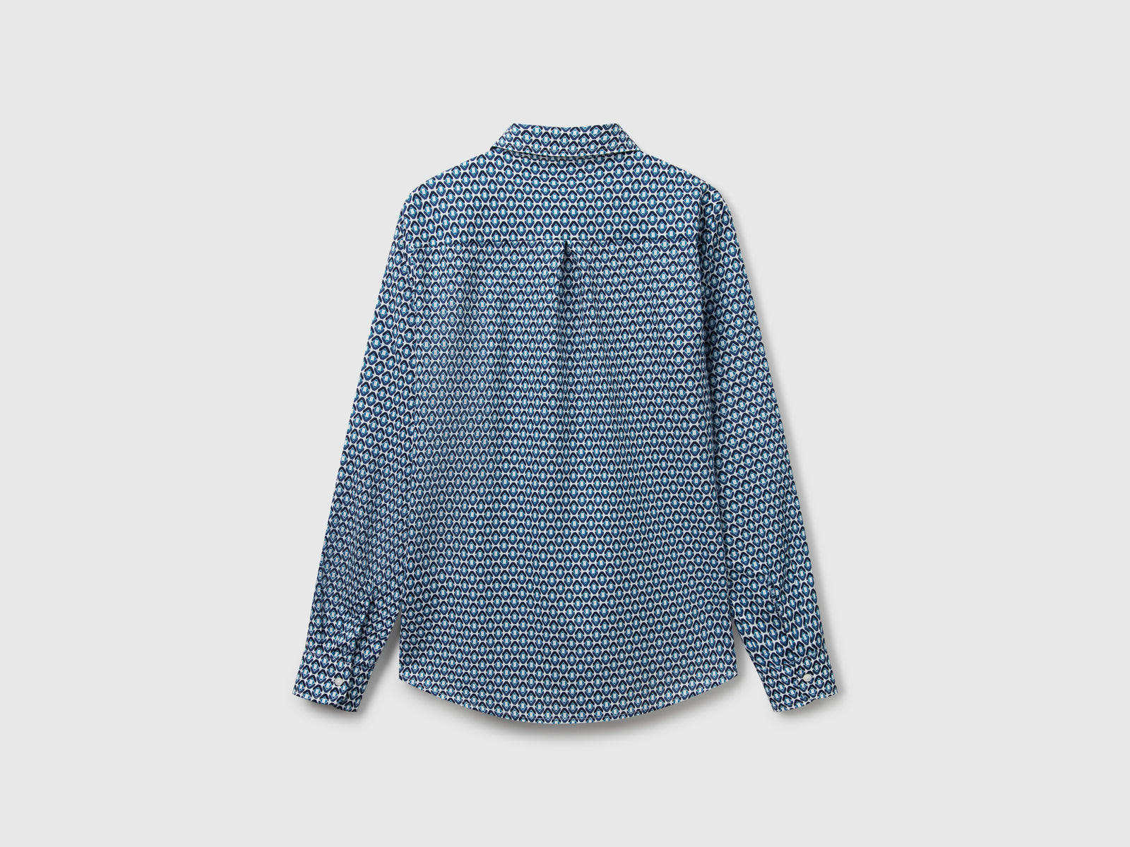 Camicia fantasia da donna blu 2 | Benetton Outlet