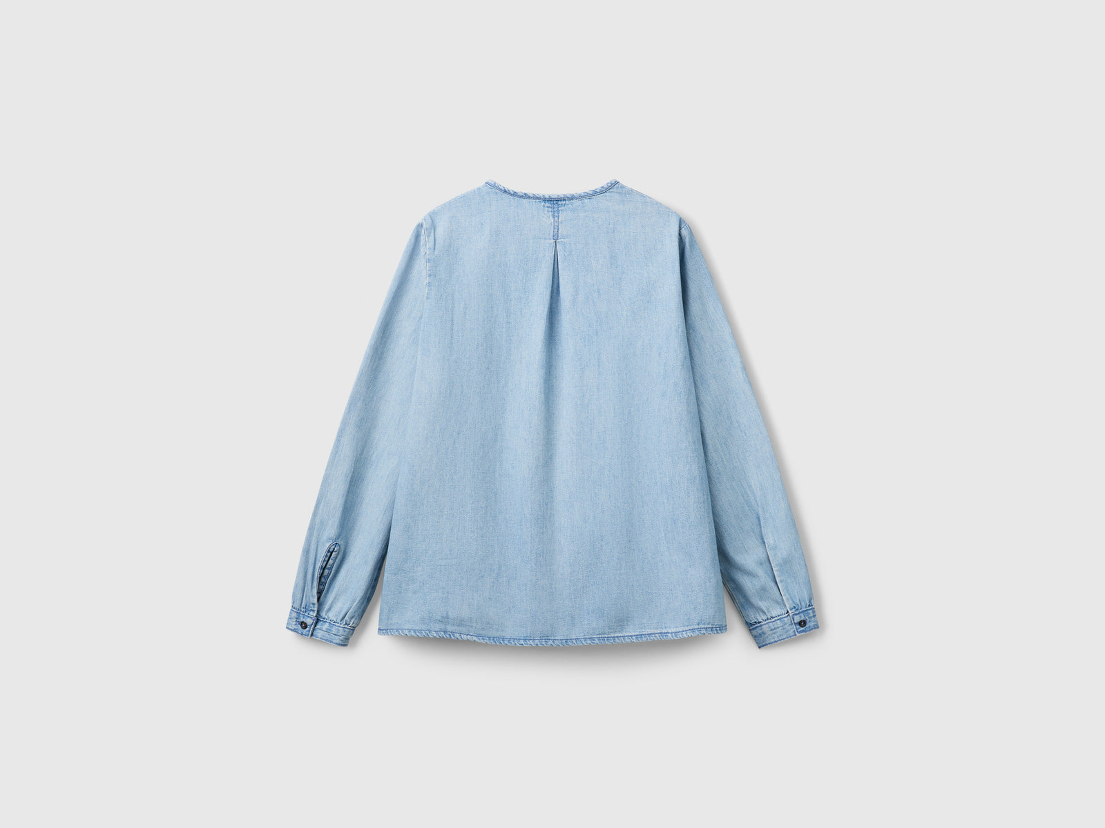 Blusa di jeans da donna azzurro 2 | Benetton Outlet