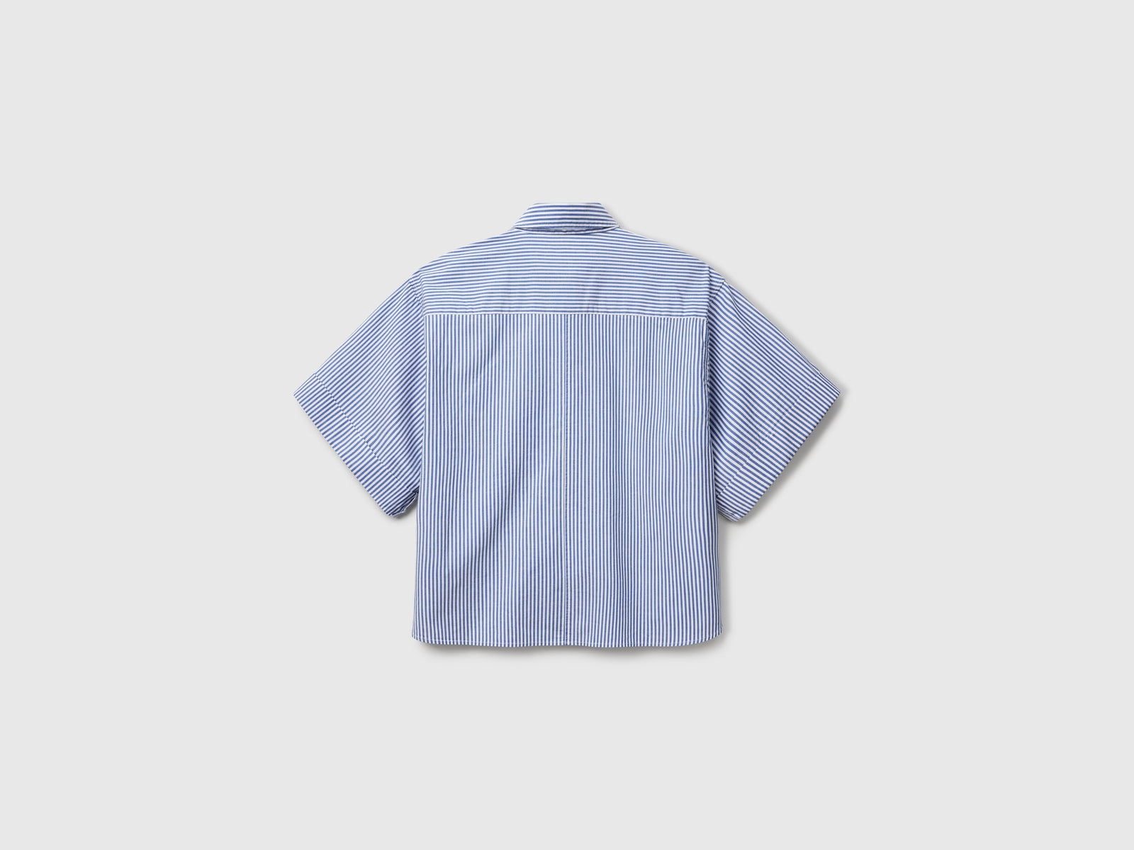 Camicia boxy fit a righe da donna blu 2 | Benetton Outlet