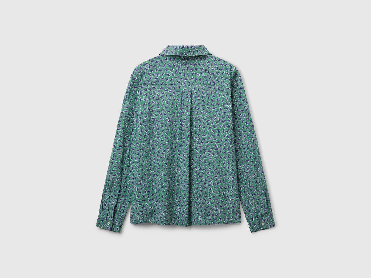 Camicia fantasia in viscosa