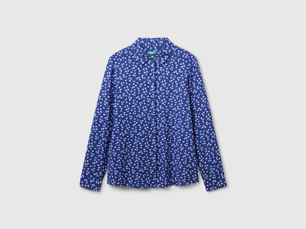Camicia fantasia in viscosa