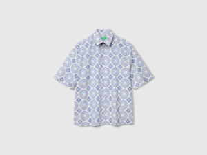 Camicia fantasia a manica corta