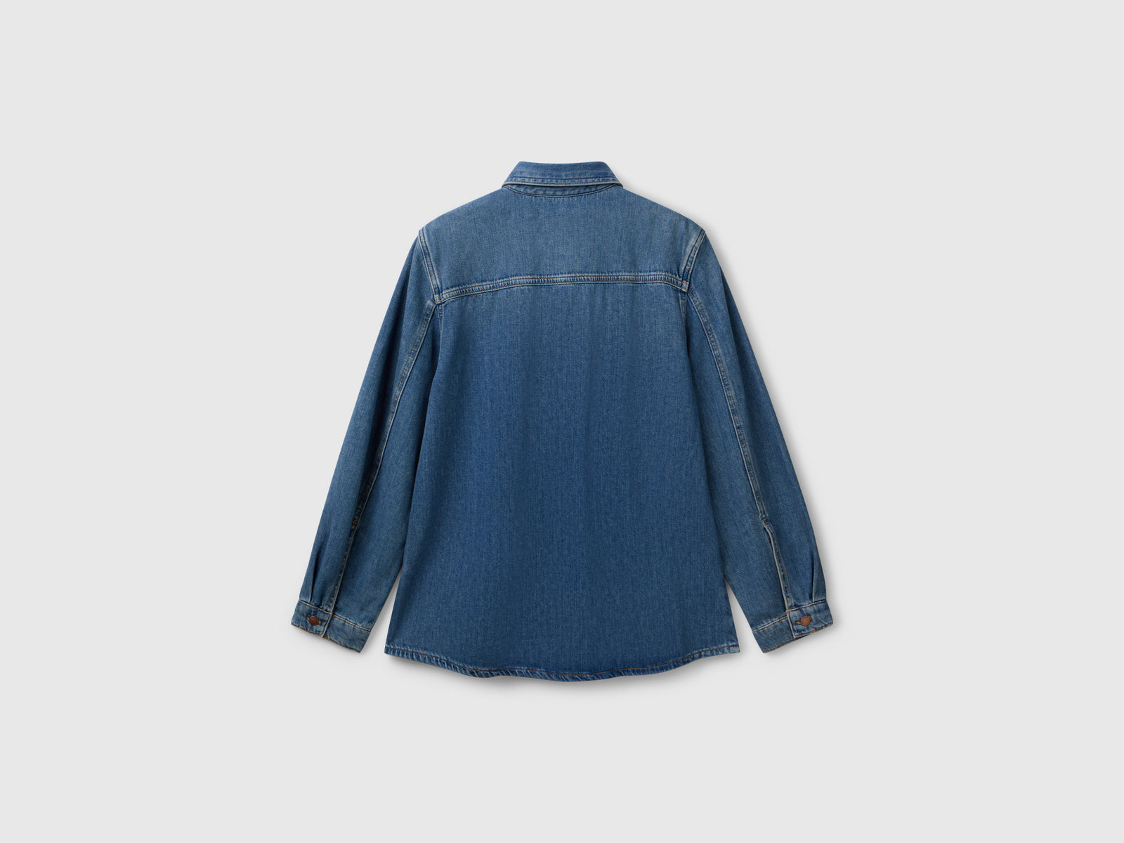 Denim overshirt da donna azzurro 2 | Benetton Outlet