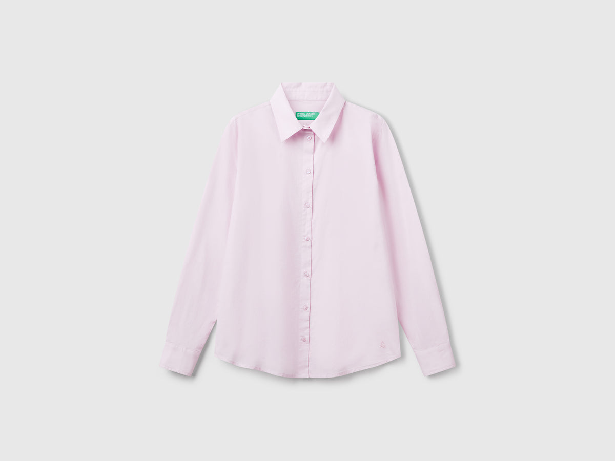 Regular fit shirt in lightweight cotton