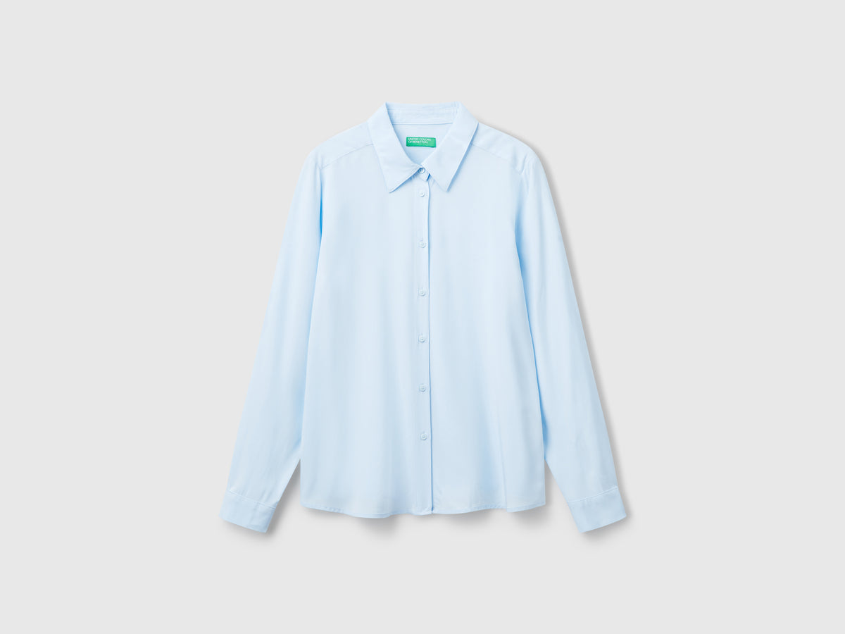 Camicia regular fit in viscosa