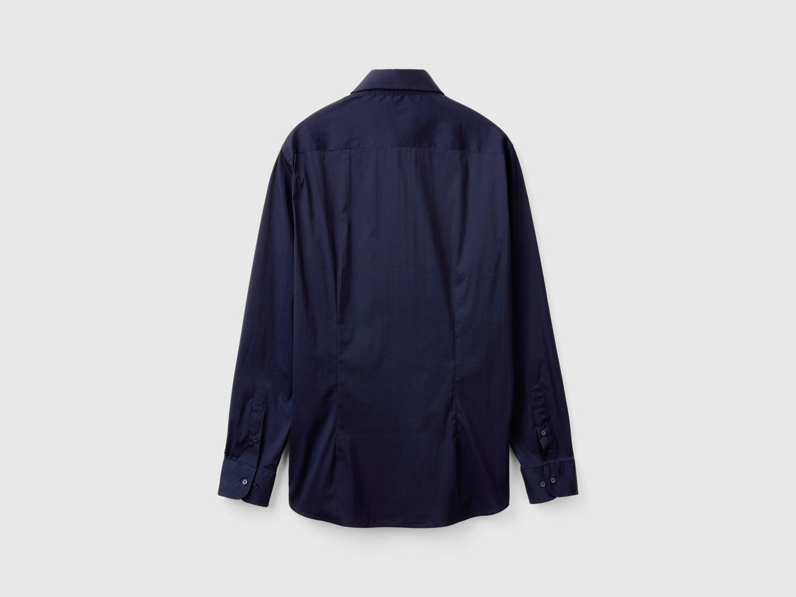 Camicia slim fit da uomo blu scuro 2 | Benetton Outlet
