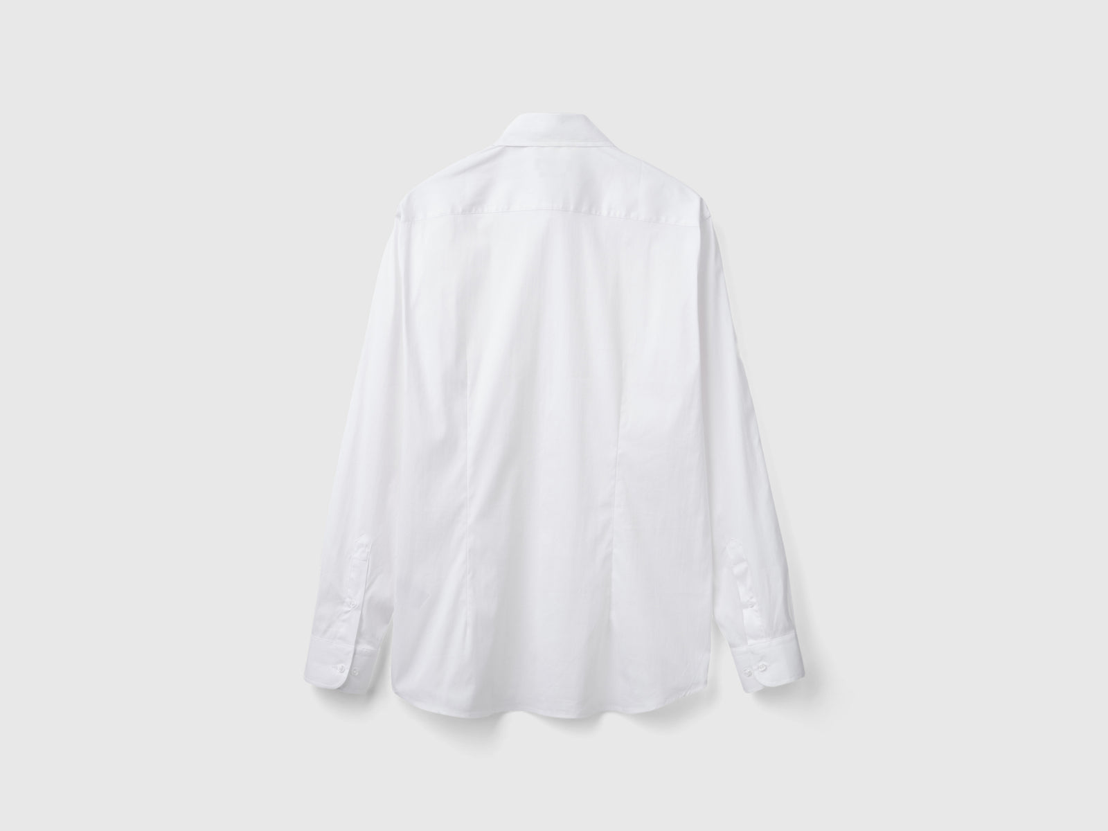 Camicia slim fit da uomo bianco 2 | Benetton Outlet