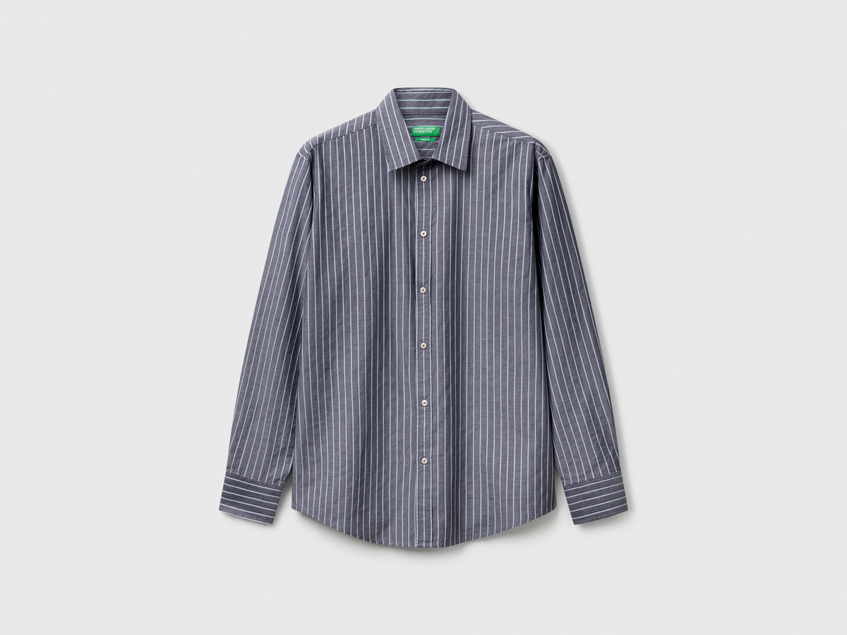 Camicia a righe regular fit
