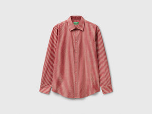 Camicia a righe regular fit