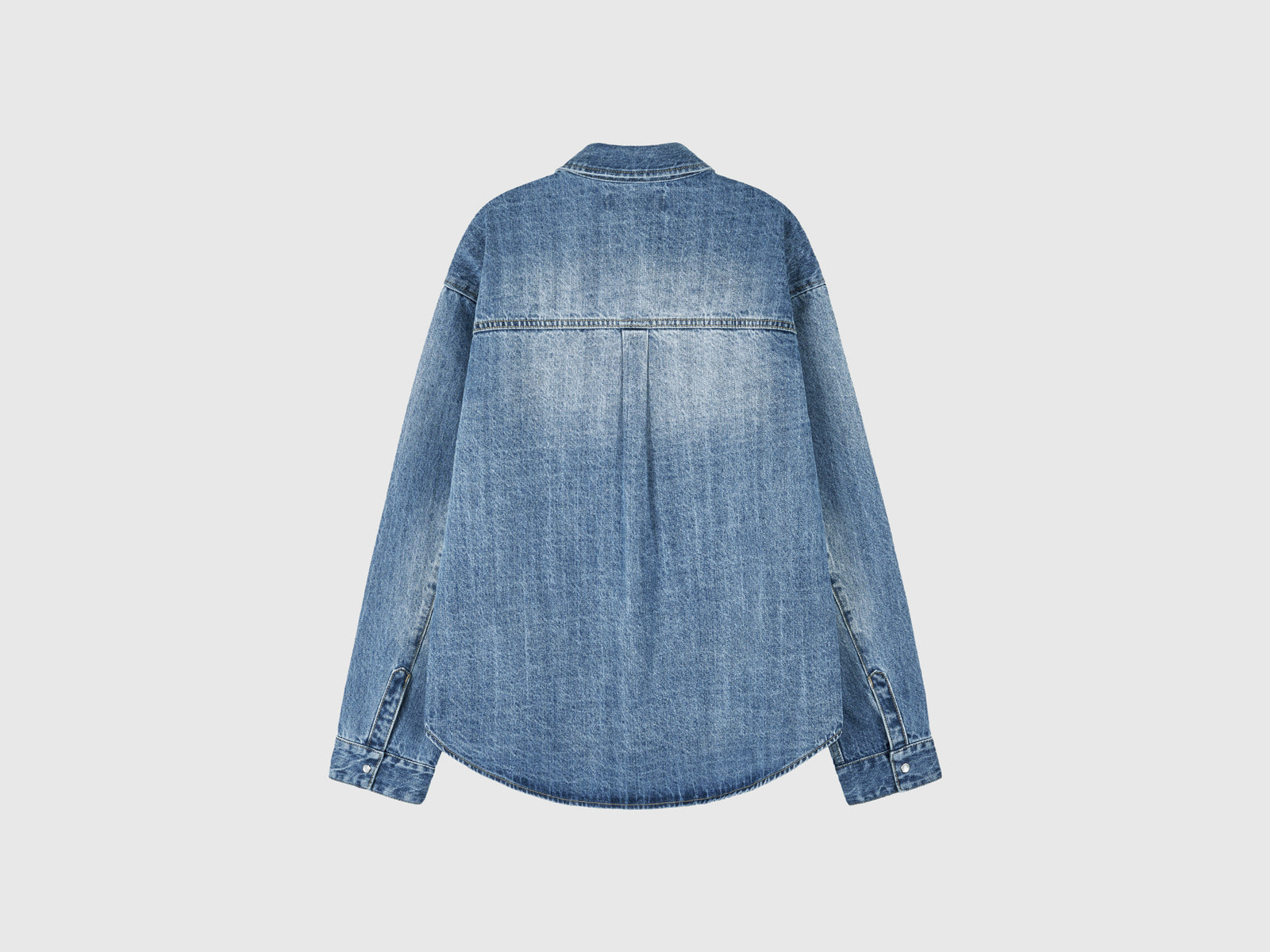 Camicia di jeans da donna azzurro 2 | Benetton Outlet