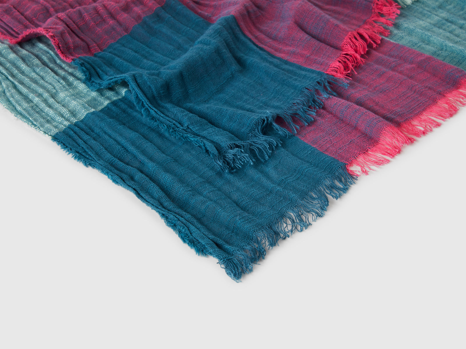 Sciarpa leggera a quadri da donna multi-color 2 | Benetton Outlet