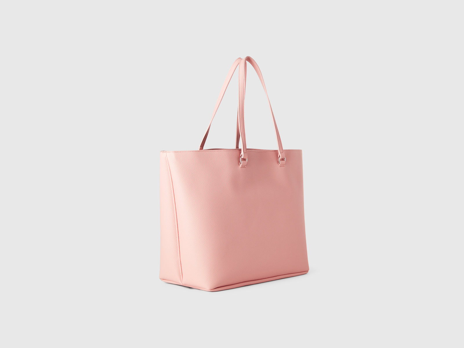Tote Bag in tessuto spalmato da donna rosa 2 | Benetton Outlet