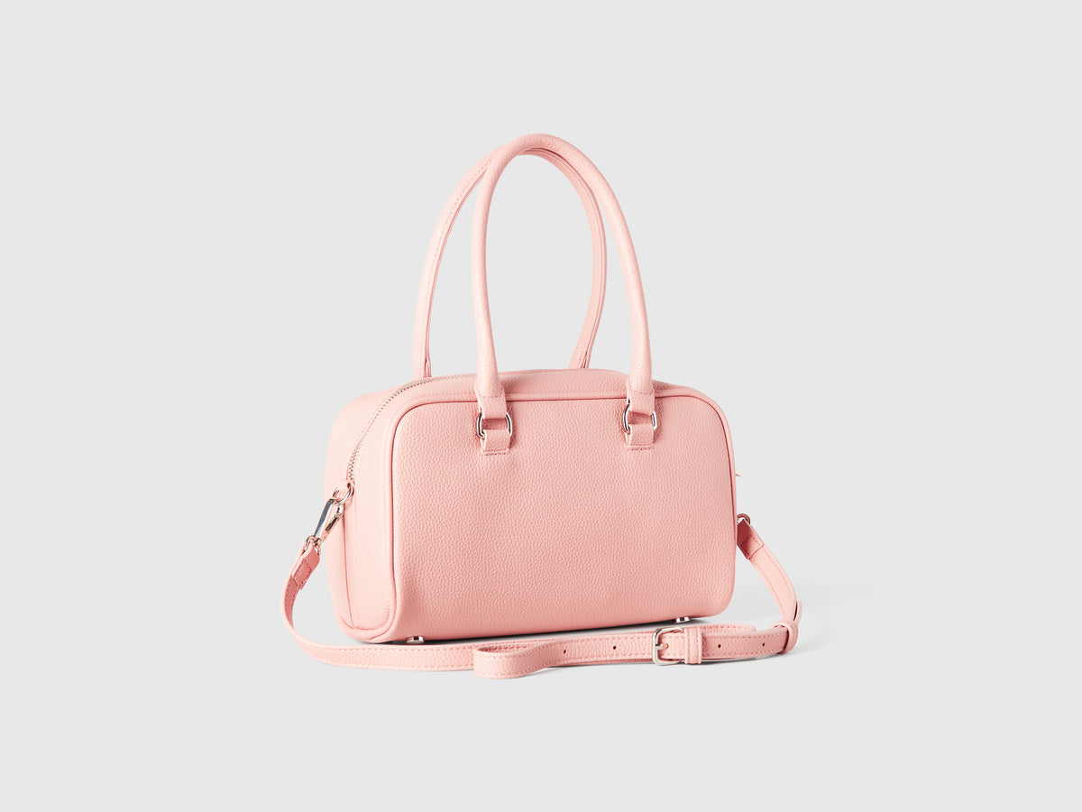 Borsa a mano in tessuto spalmato