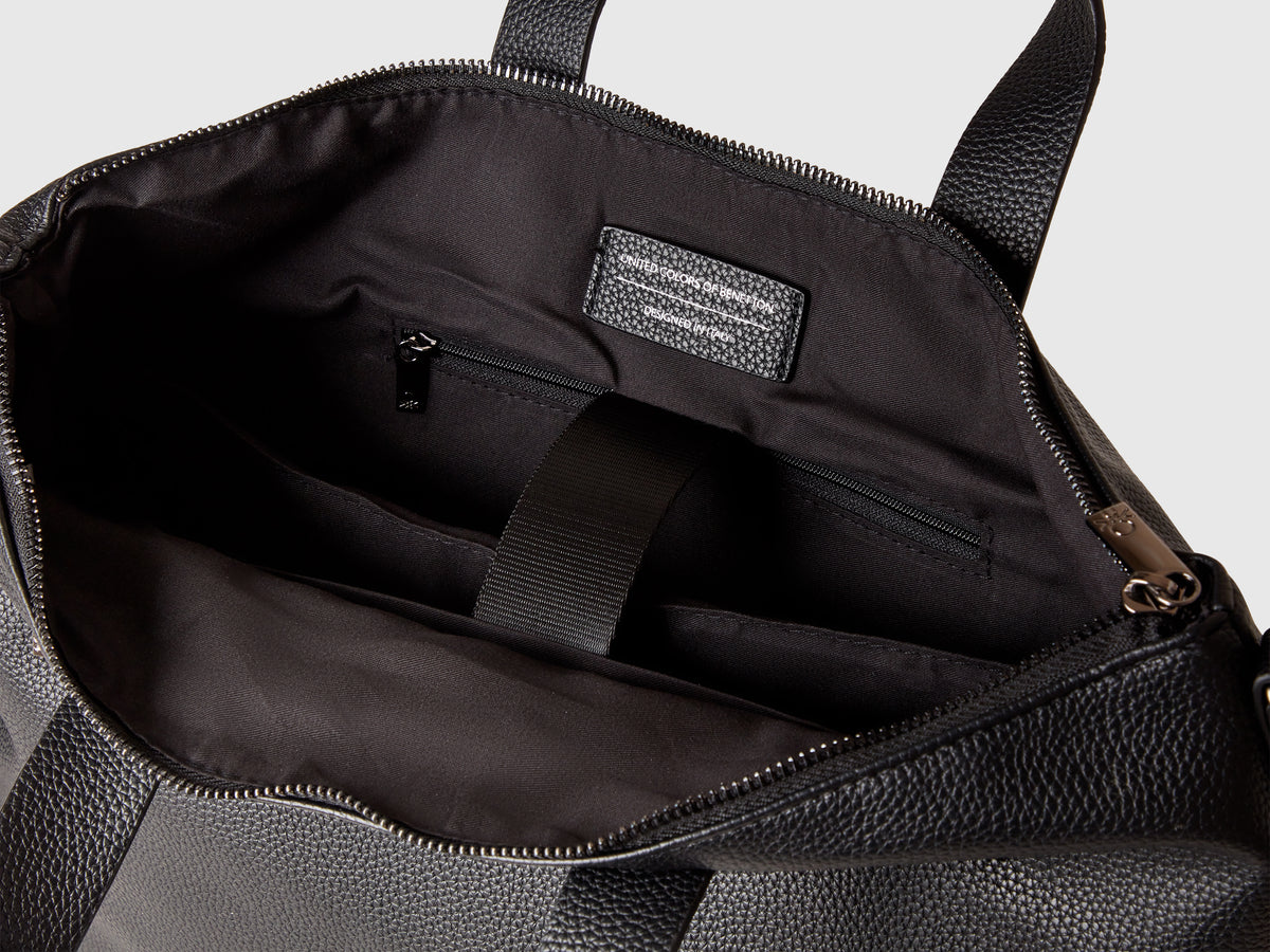Borsa Messenger in tessuto spalmato