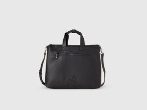 Borsa Messenger in tessuto spalmato