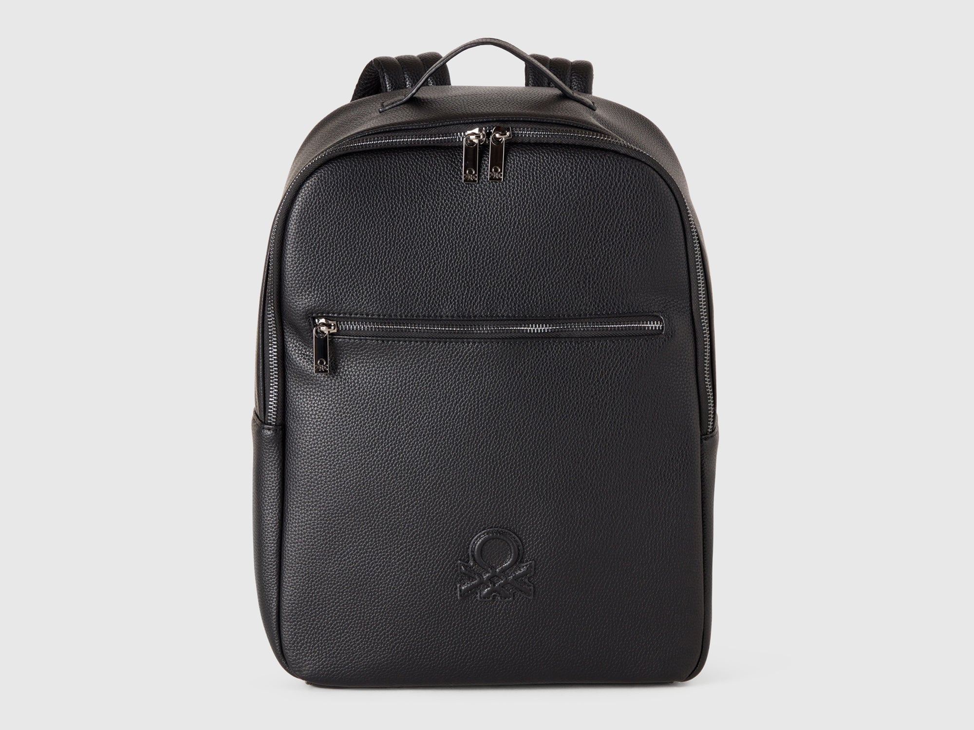 Coated fabric backpack da uomo nero