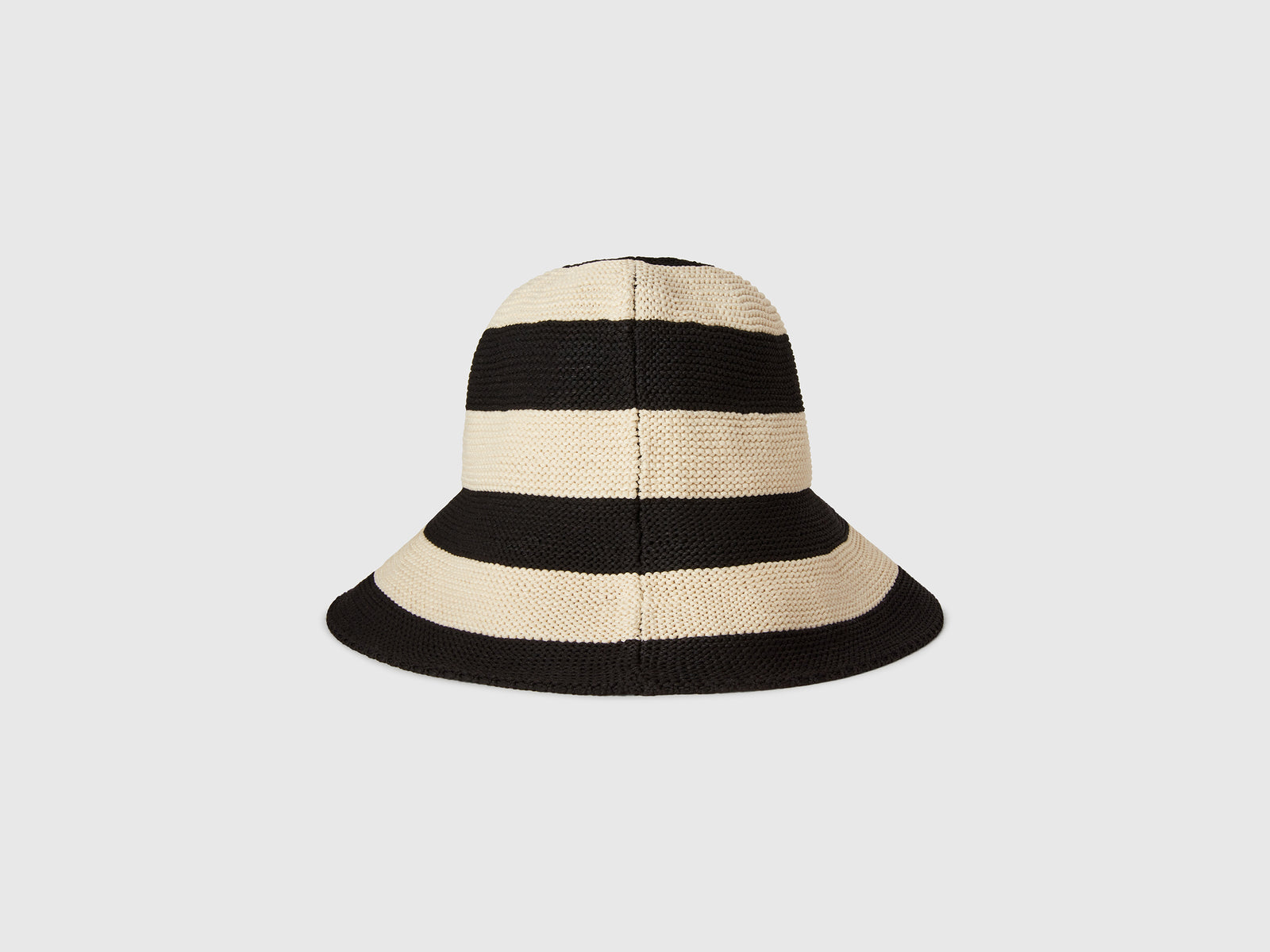 Striped hat and da donna nero 2 | Benetton Outlet