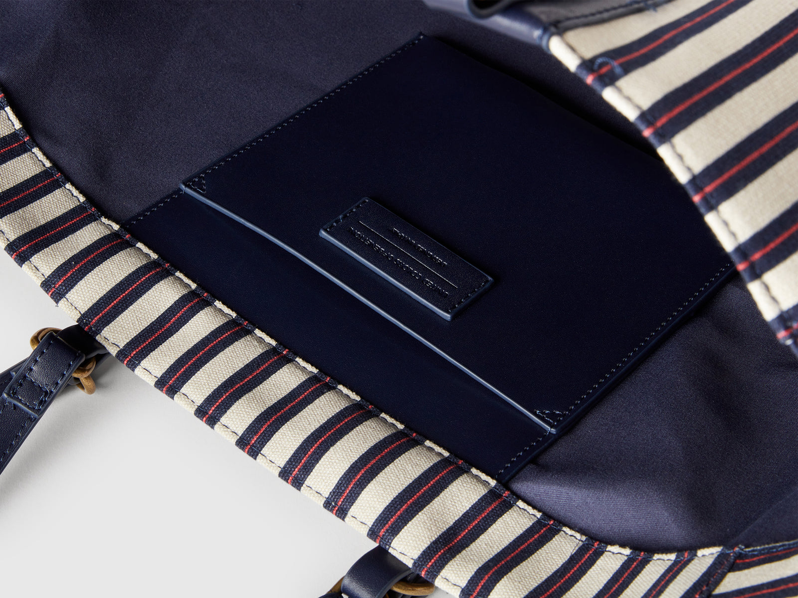 Tote bag a righe e da donna blu 3 | Benetton Outlet