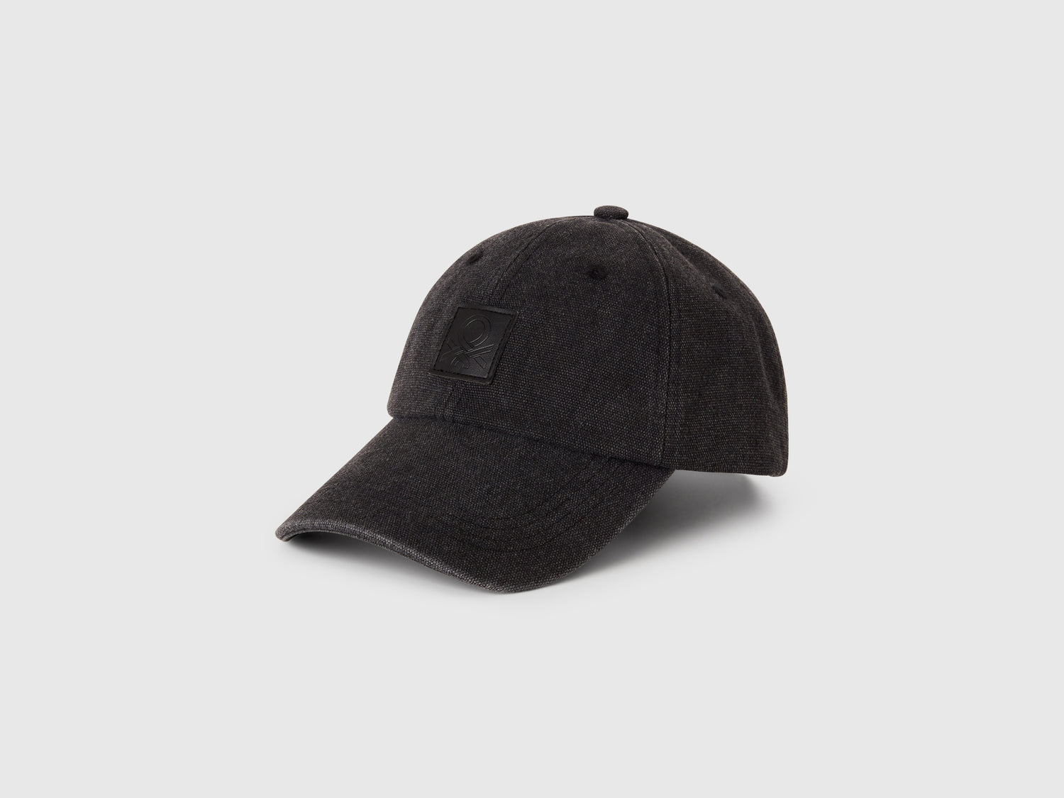 Cappello baseball in cotone da uomo nero | Benetton Outlet