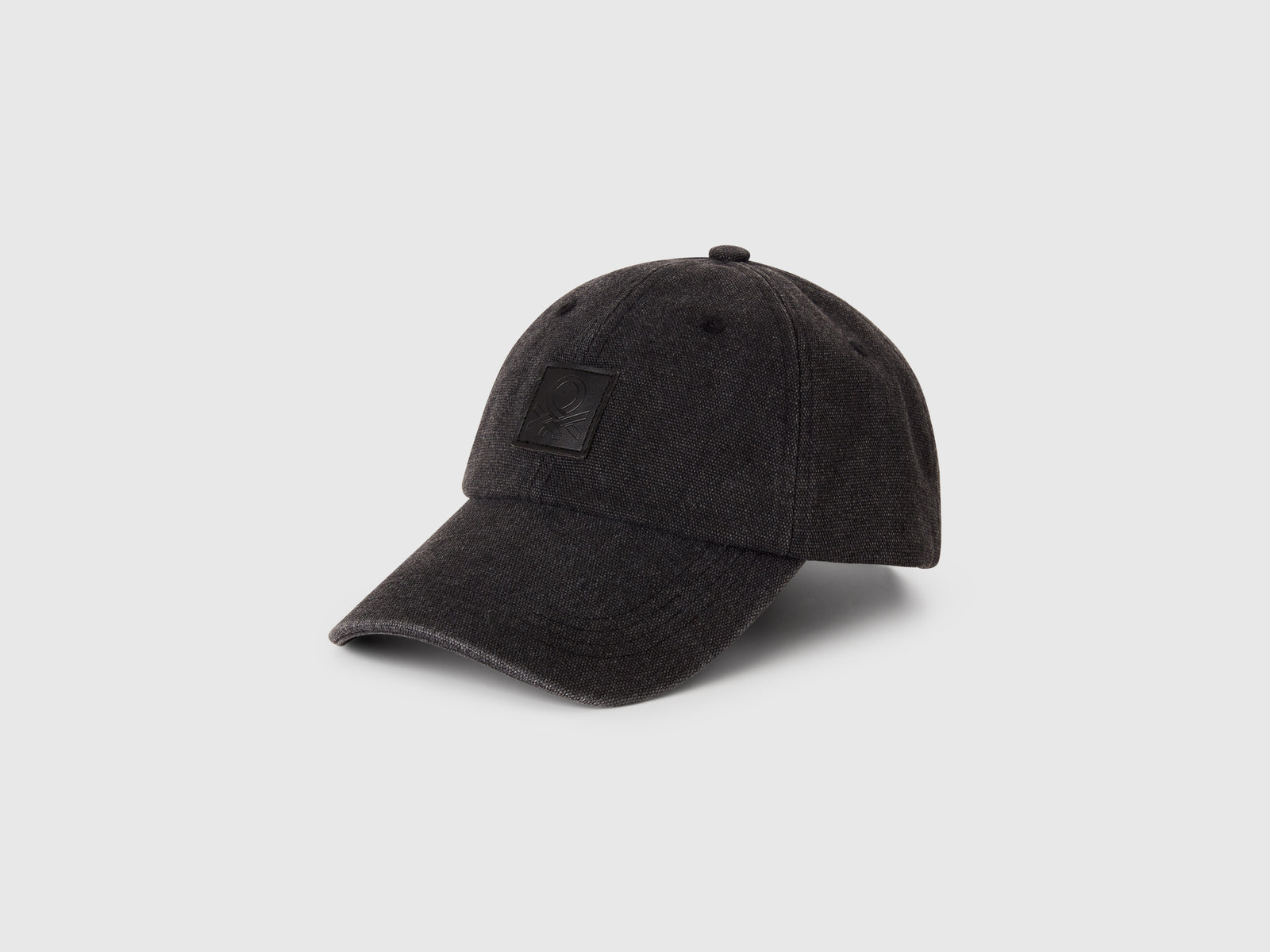 Cappello baseball in cotone da uomo nero | Benetton Outlet