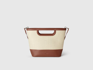 Tote bag grande in rafia