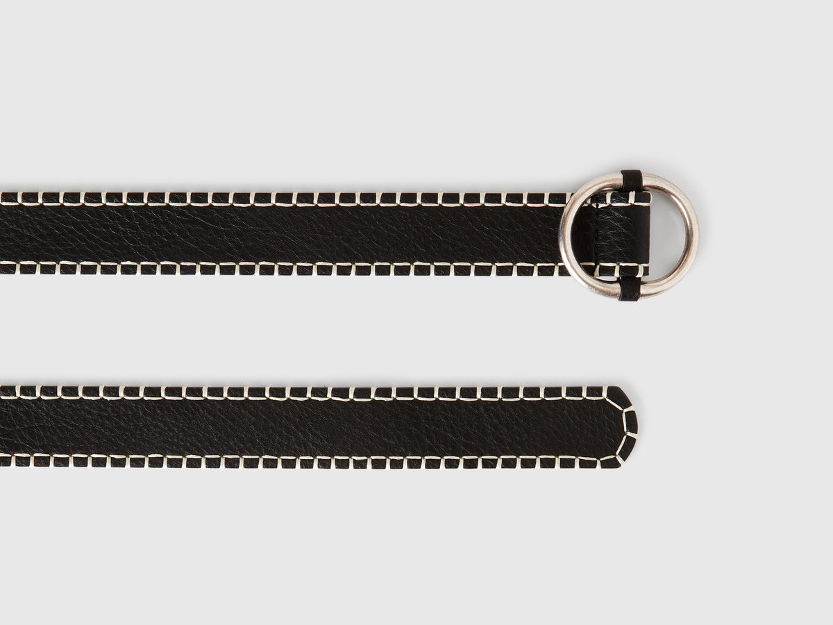 Thin belt in coated fabric