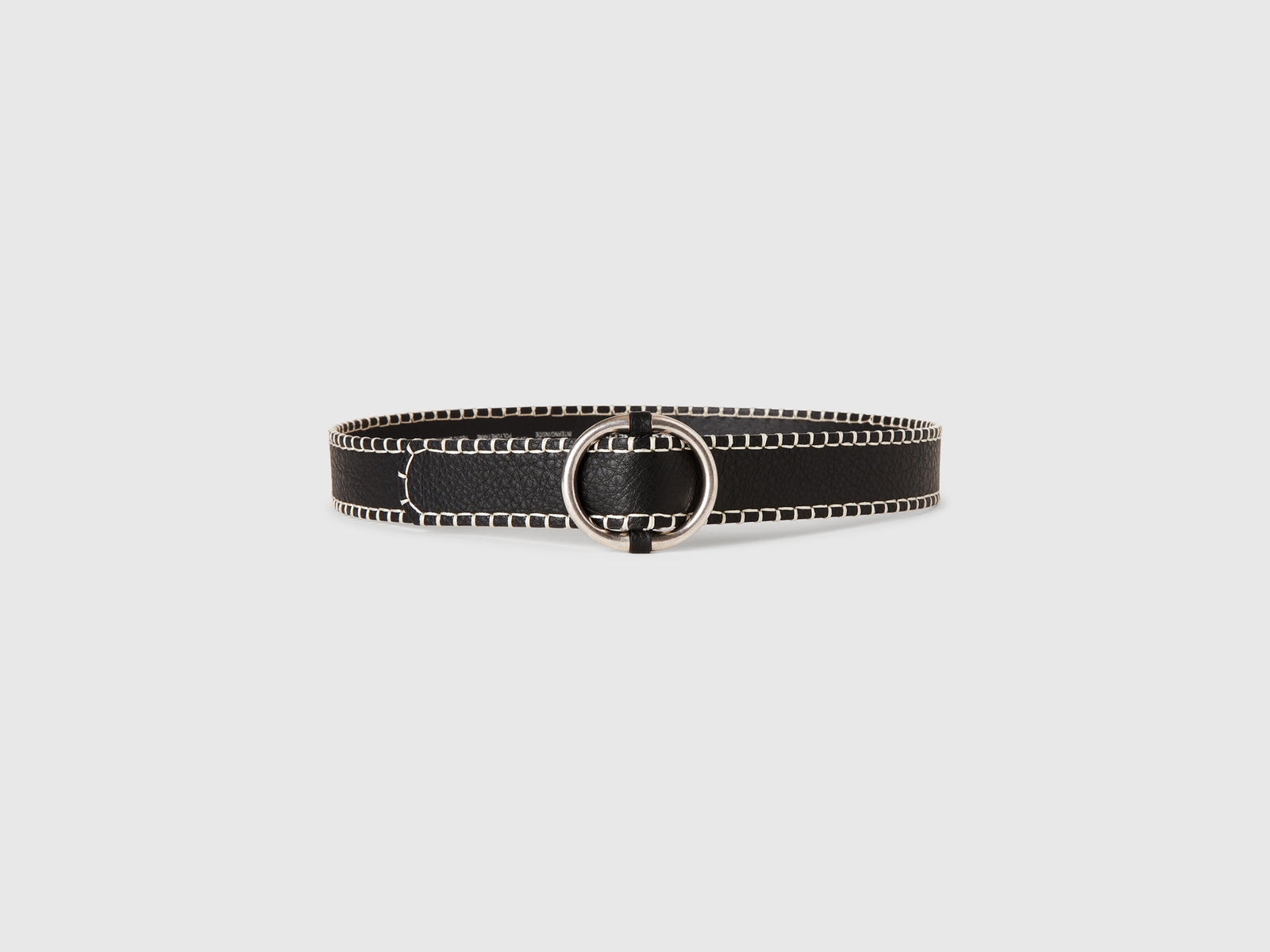 Thin belt in coated fabric da donna nero 3 | Benetton Outlet