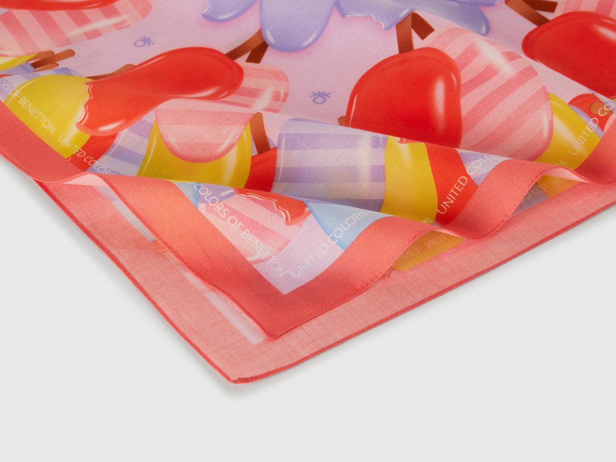 Bandana con pattern gelati