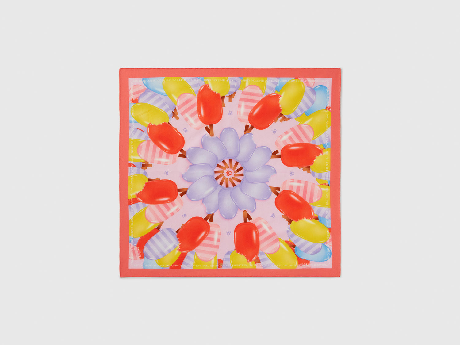 Bandana con pattern gelati da donna multi-color | Benetton Outlet