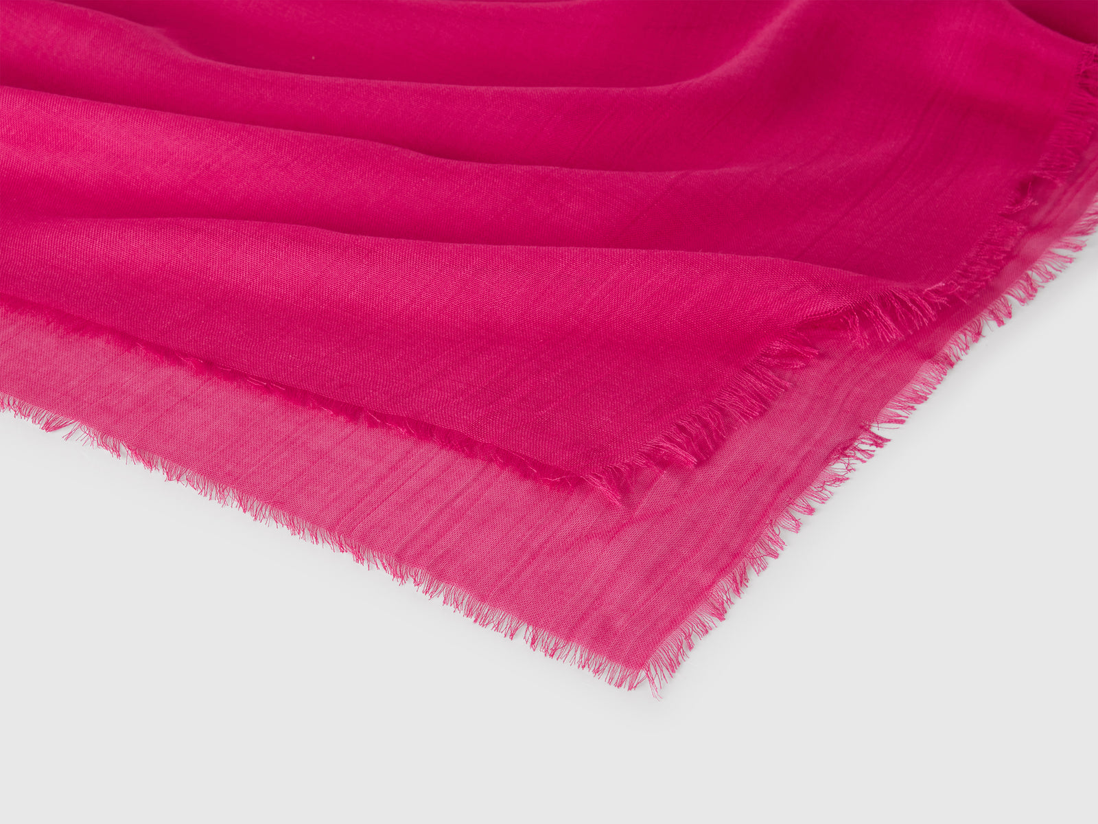 Sciarpa in seta e Modal da donna fucsia 2 | Benetton Outlet