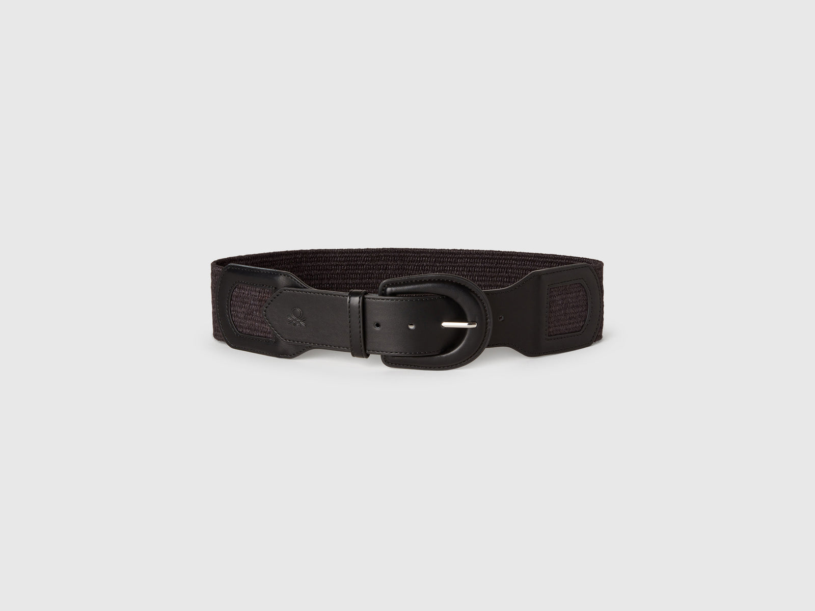 High raffia effect belt da donna nero 3 | Benetton Outlet