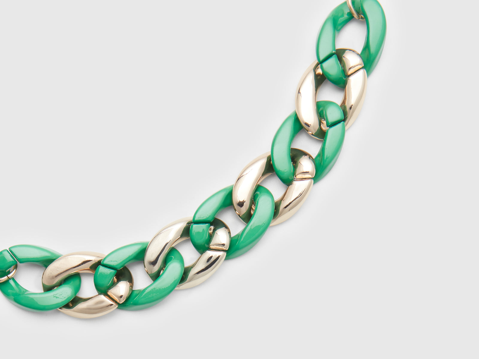 Chain bracelet da donna verde 2 | Benetton Outlet
