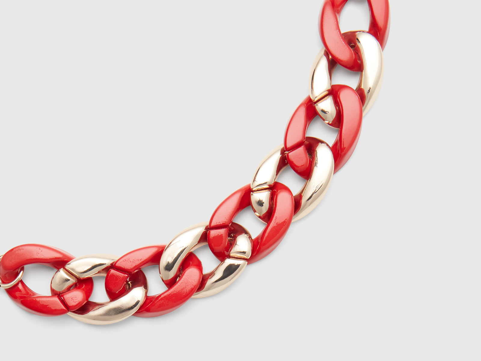 Bracciale a catenae mattone da donna rosso mattone 2 | Benetton Outlet