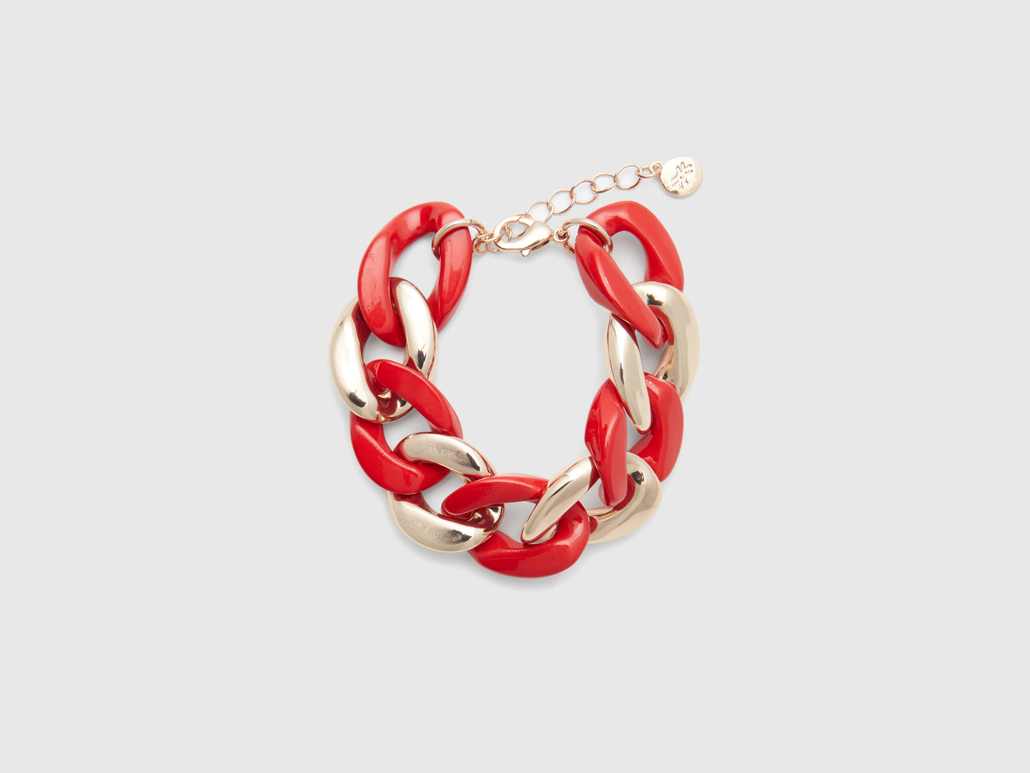 Bracciale a catenae mattone da donna rosso mattone | Benetton Outlet