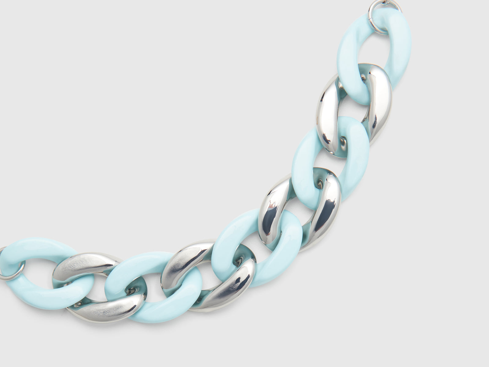 Chain bracelet and da donna verde acqua 2 | Benetton Outlet