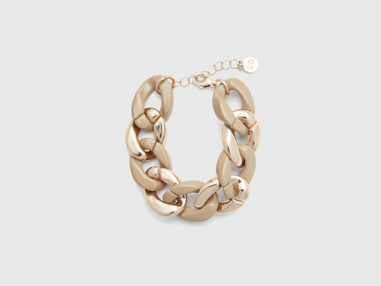 Chain bracelet da donna beige | Benetton Outlet