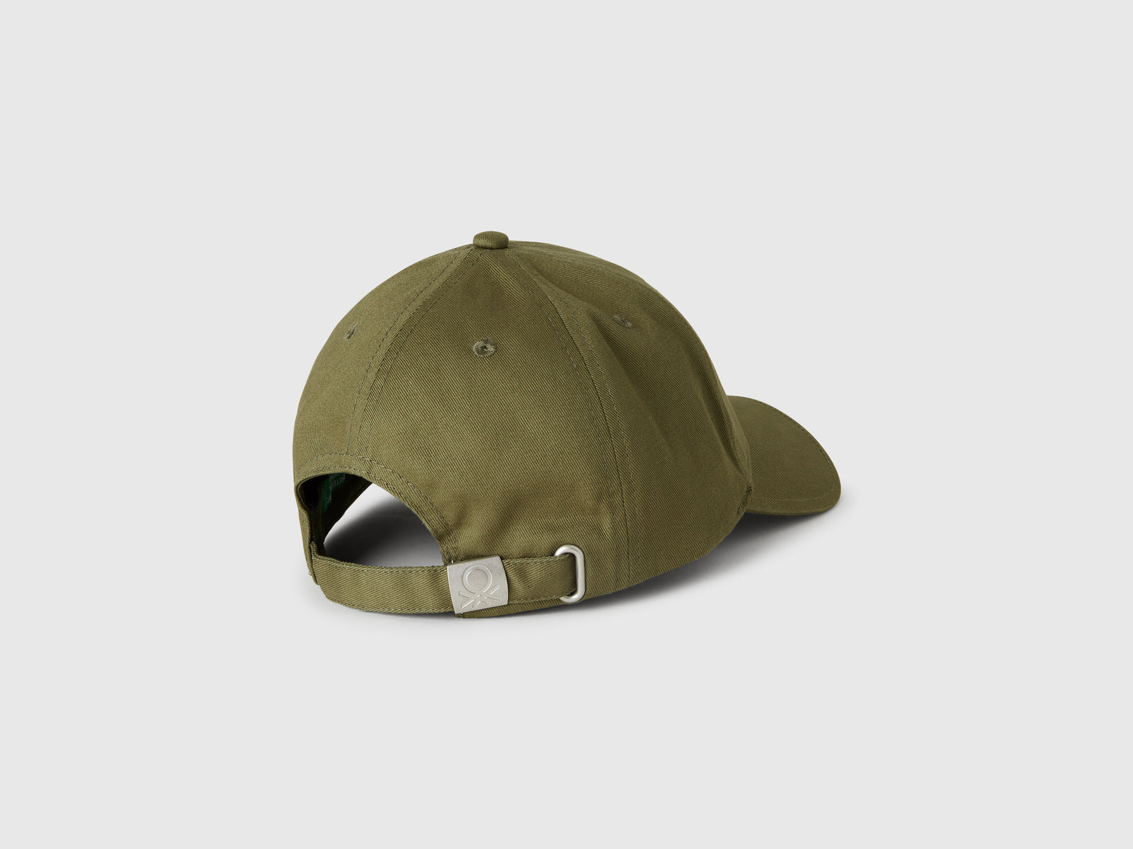 Cappello baseball con ricamo logo da uomo verde militare 2 | Benetton Outlet