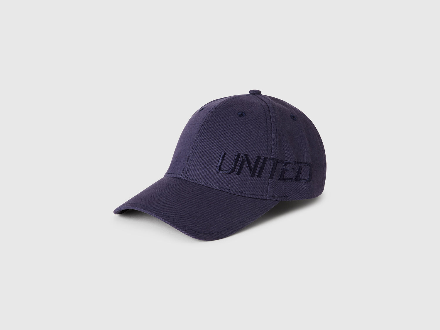 Cappello baseball con ricamo logo da uomo blu | Benetton Outlet