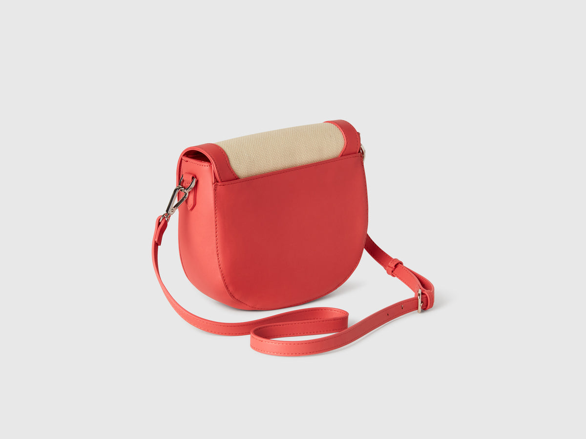 Borsa tracolla effetto rafia