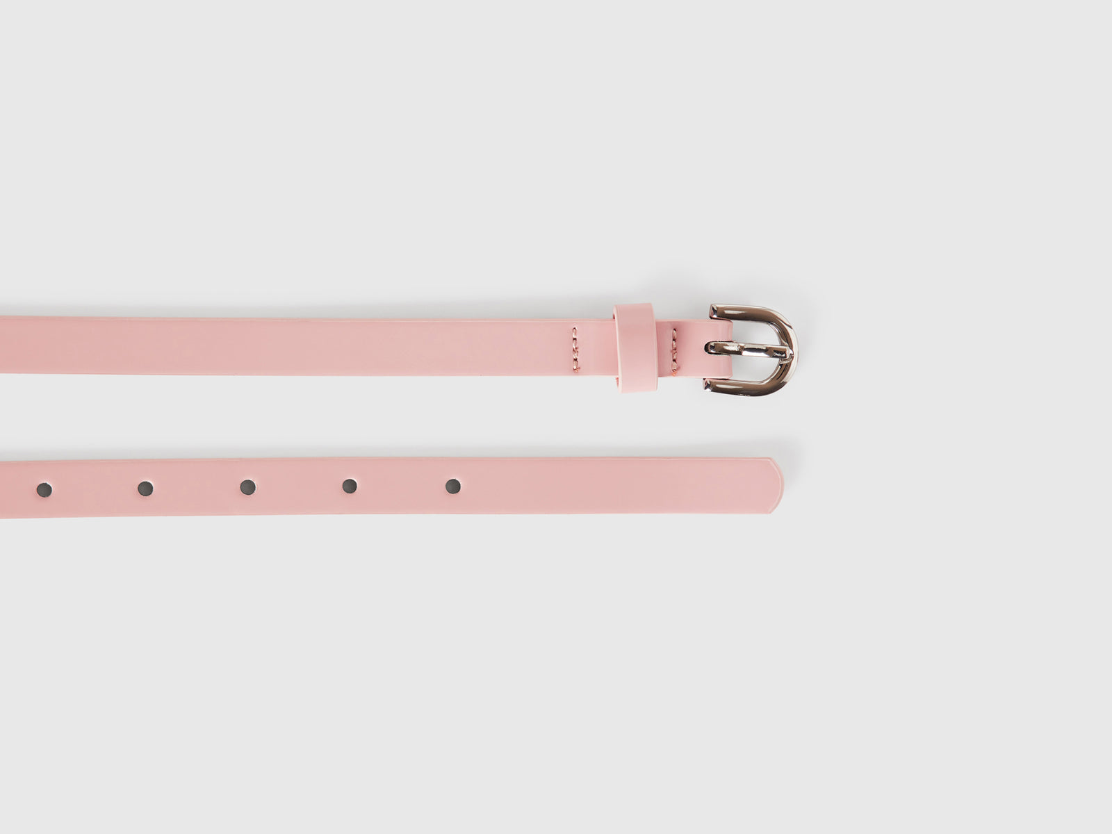 Cintura lucida da bambina rosa pastello 2 | Benetton Outlet