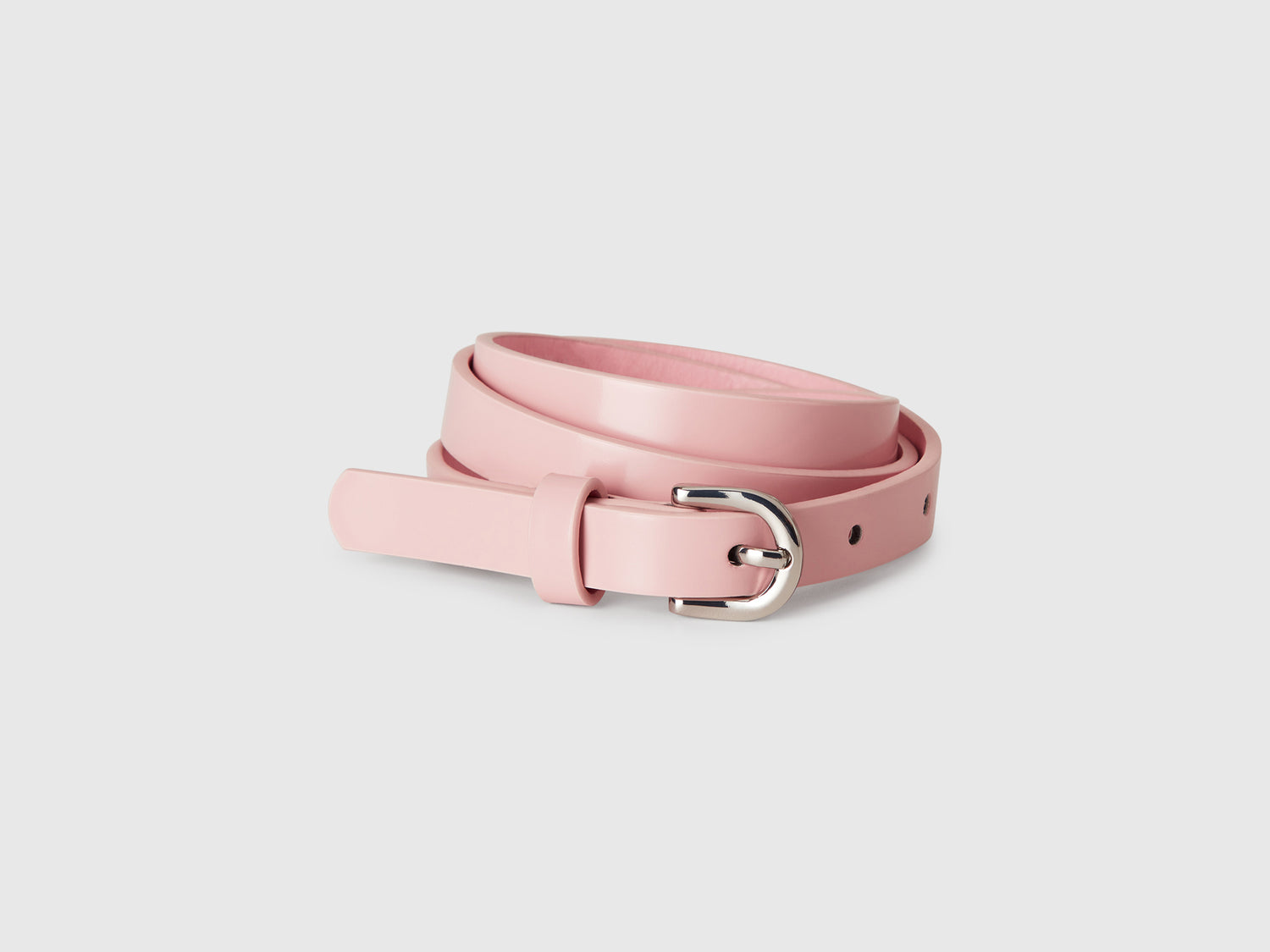Cintura lucida da bambina rosa pastello | Benetton Outlet