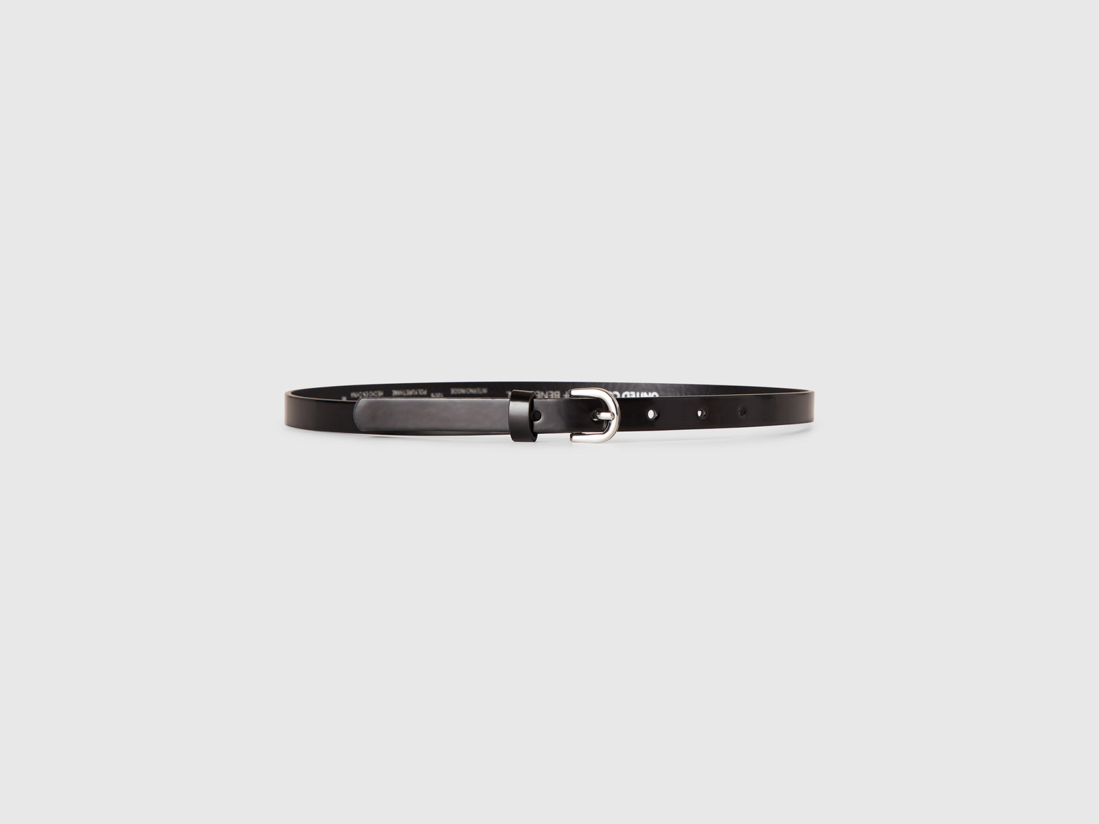 Cintura lucida da bambina nero 3 | Benetton Outlet