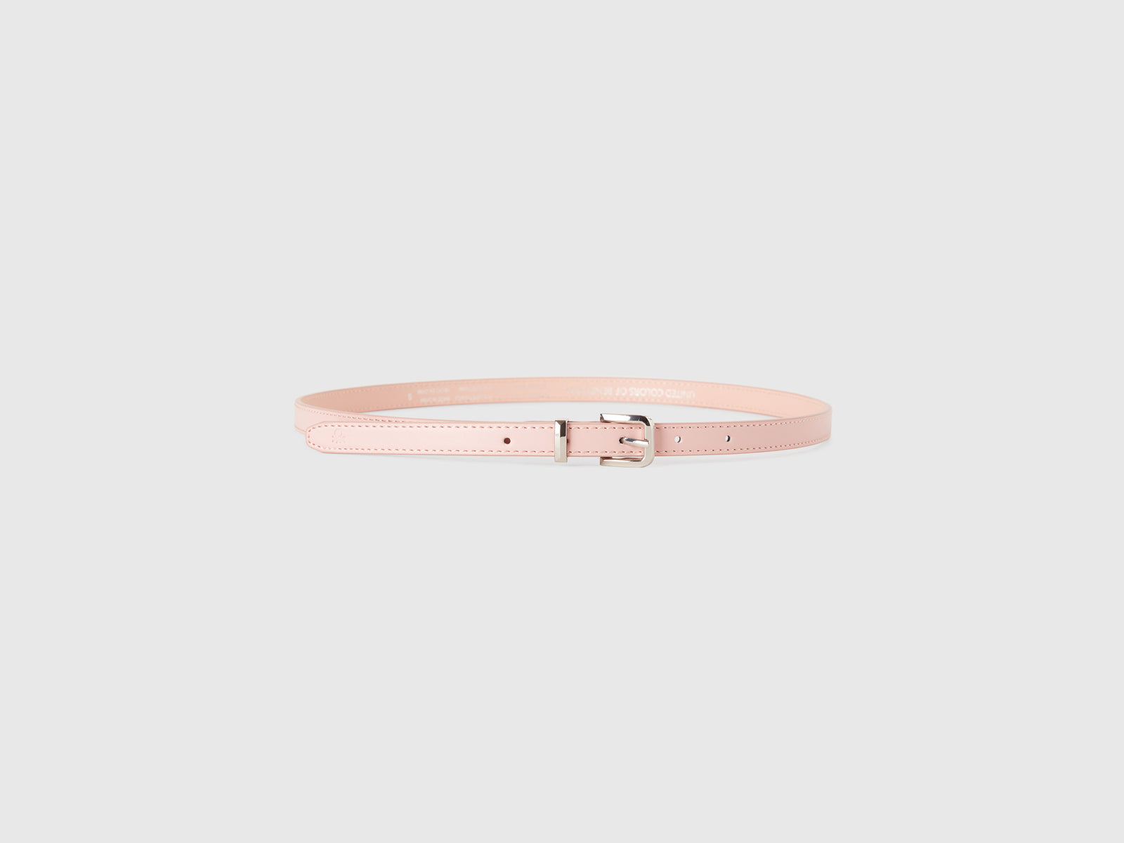 Thin belt da donna rosa 3 | Benetton Outlet