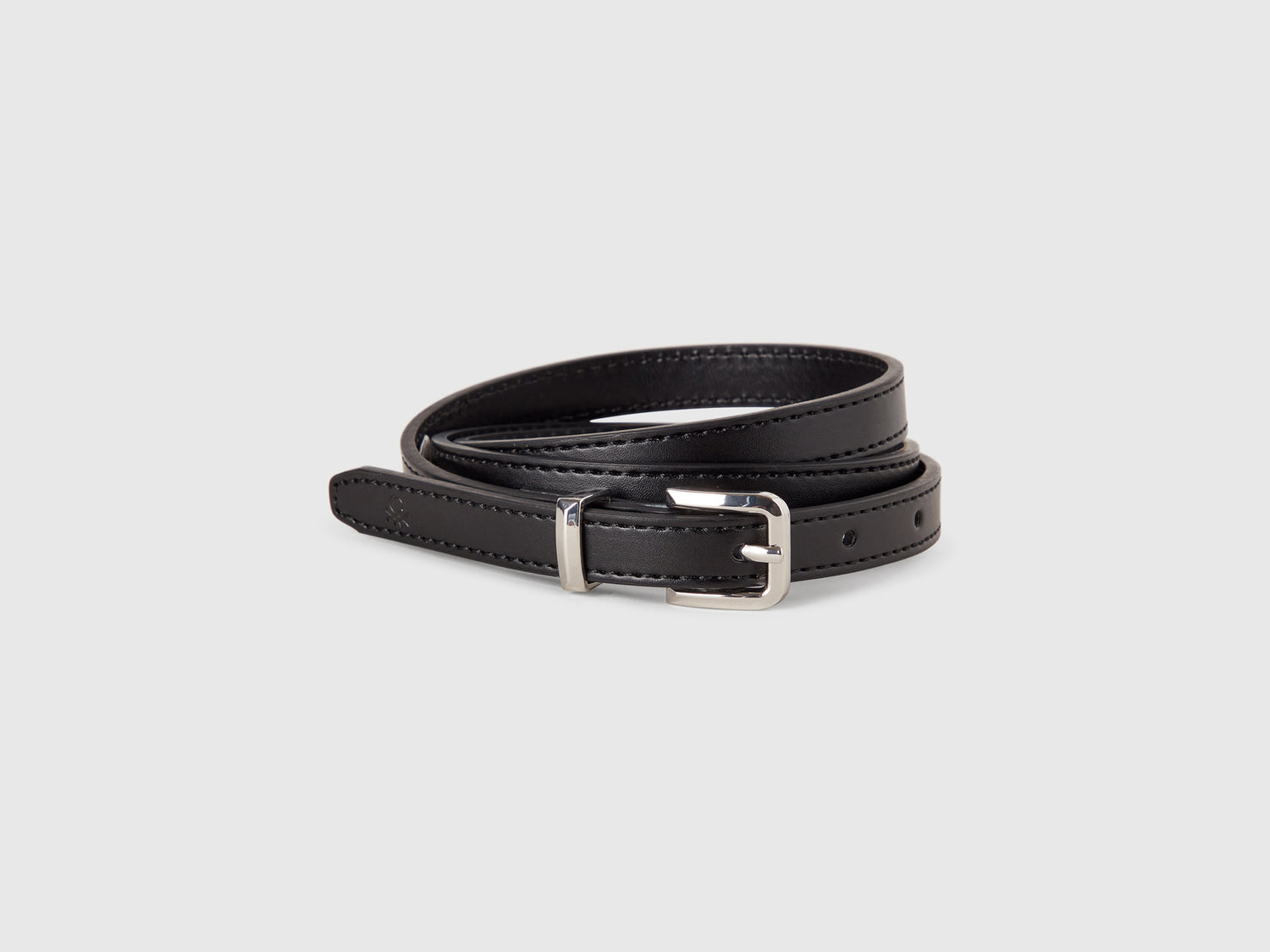 Thin belt da donna nero | Benetton Outlet